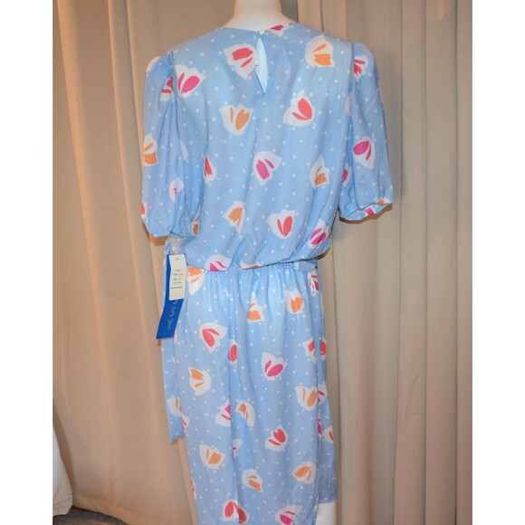 Vintage Dress Blouse with Skirt Groovy Girl Pop Art Mod - Picture 7 of 7